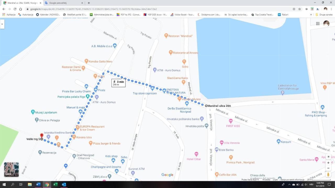 Lora Deluxe Superior 5 Star Apartment, Your Piece Of Heaven By The Sea & Park With Sea & Park View Новиград Екстериор снимка